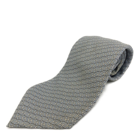 Hermes Silk Logo “H” Tie